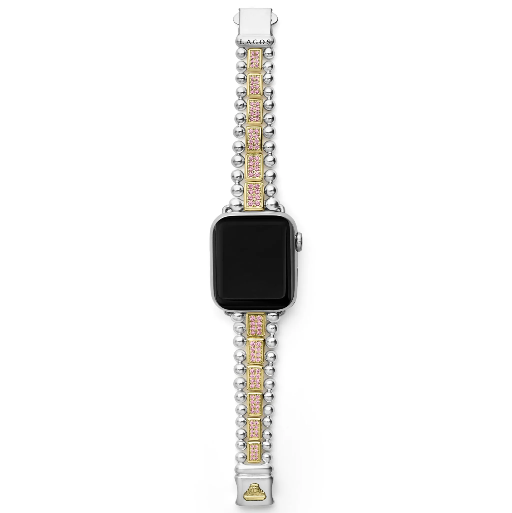 Online LAGOS 18K Gold And Sterling Silver Pink Sapphire Watch Bracelet-38-45Mm