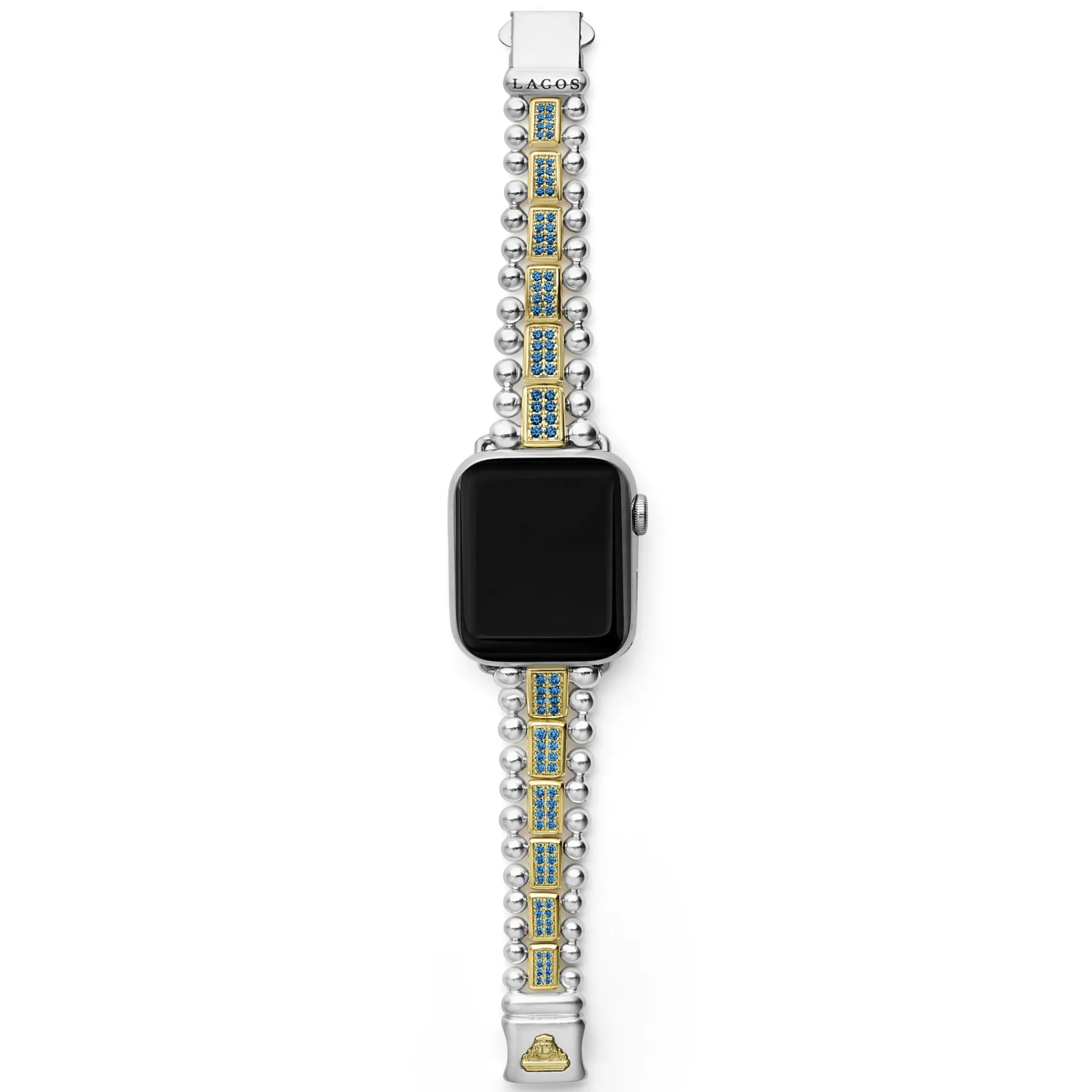 Outlet LAGOS 18K Gold And Sterling Silver Blue Sapphire Watch Bracelet-38-45Mm