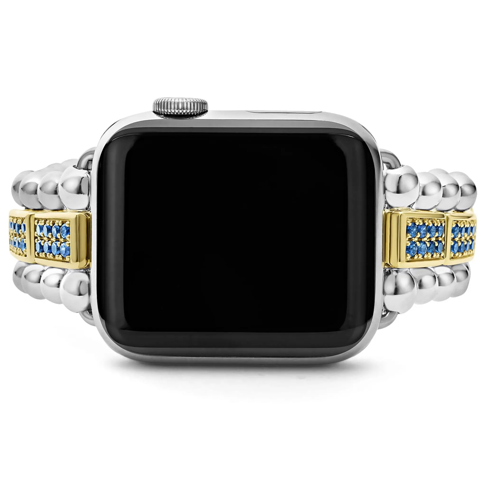 Outlet LAGOS 18K Gold And Sterling Silver Blue Sapphire Watch Bracelet-38-45Mm
