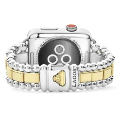Hot LAGOS 18K Gold And Sterling Silver Watch Bracelet-38-45Mm