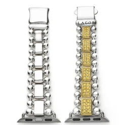 Sale LAGOS 18K Gold And Sterling Silver Yellow Sapphire Watch Bracelet-38-45Mm