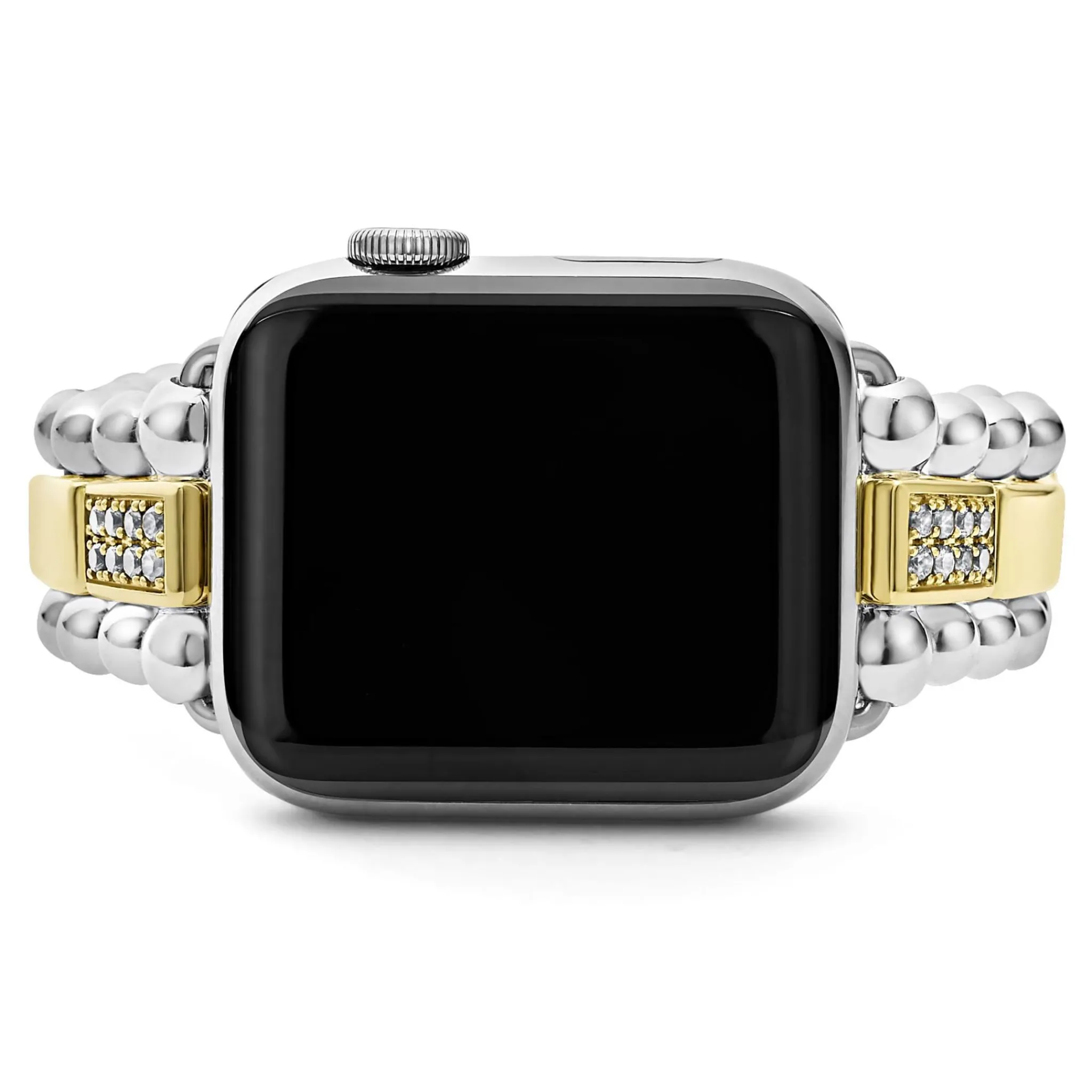 Best Sale LAGOS 18K Gold And Sterling Silver Single Diamond Watch Bracelet-38-45Mm