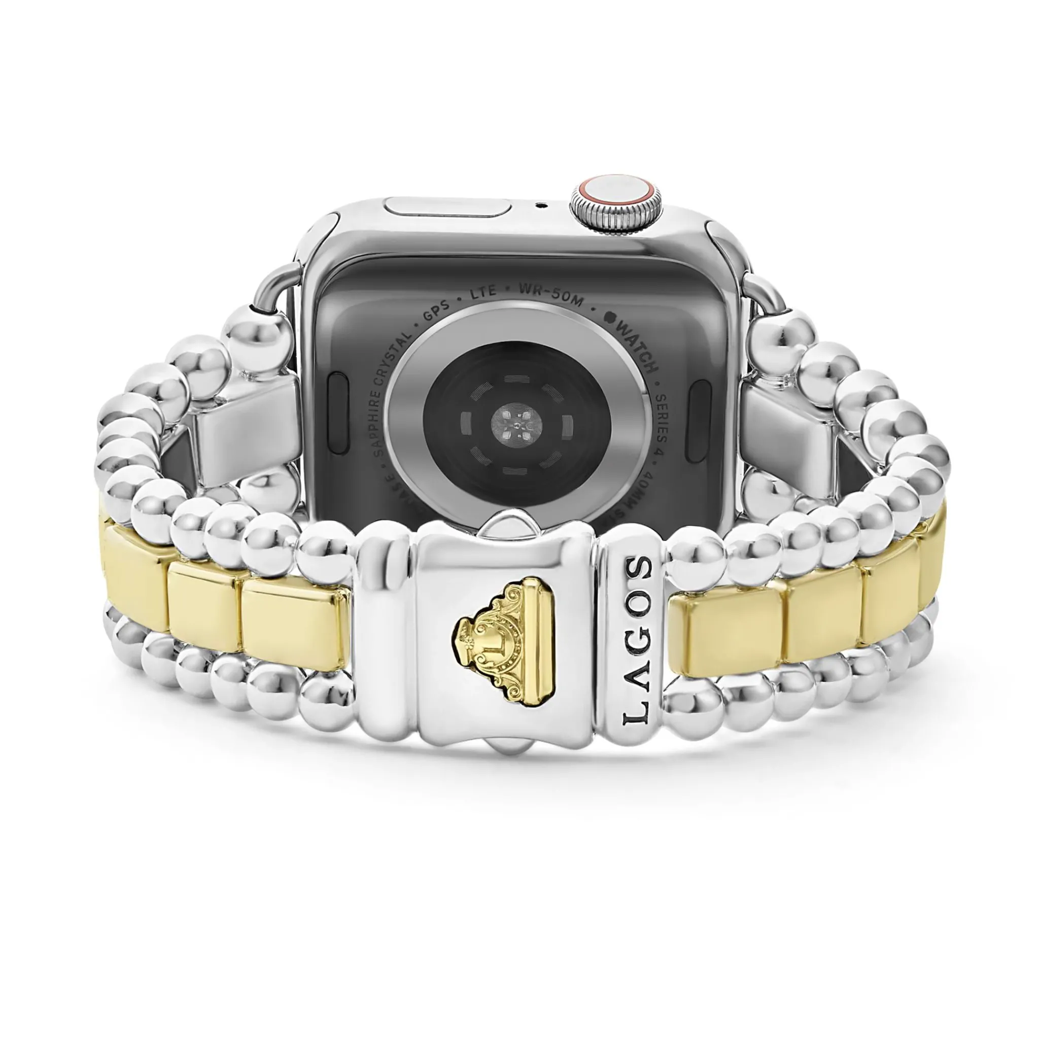 Best Sale LAGOS 18K Gold And Sterling Silver Single Diamond Watch Bracelet-38-45Mm
