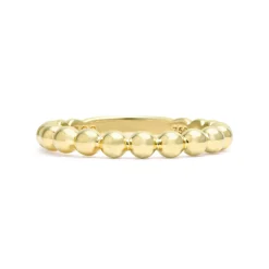 Cheap LAGOS 18K Gold Beaded Stacking Ring