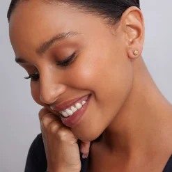 Online LAGOS 18K Gold Beaded Stud Earrings
