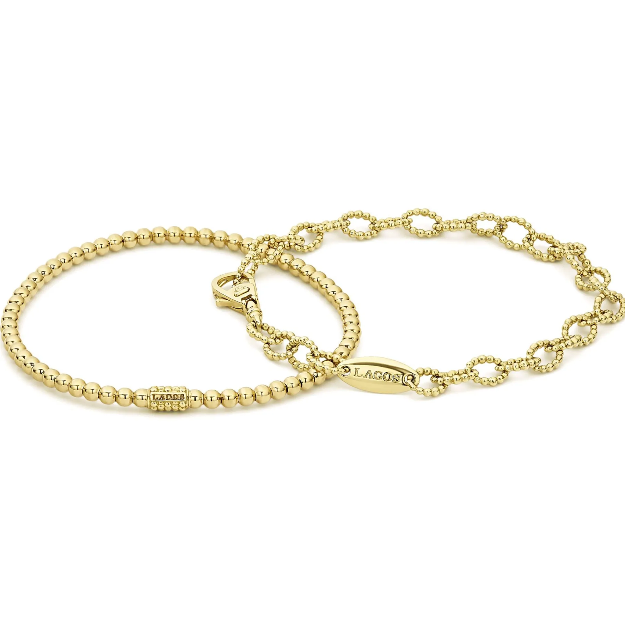 Cheap LAGOS 18K Gold Bracelet Gift Set