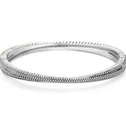 Discount LAGOS 18K Gold Caviar And Diamond Bangle