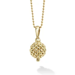 Outlet LAGOS 18K Gold Caviar Beaded Pendant Necklace