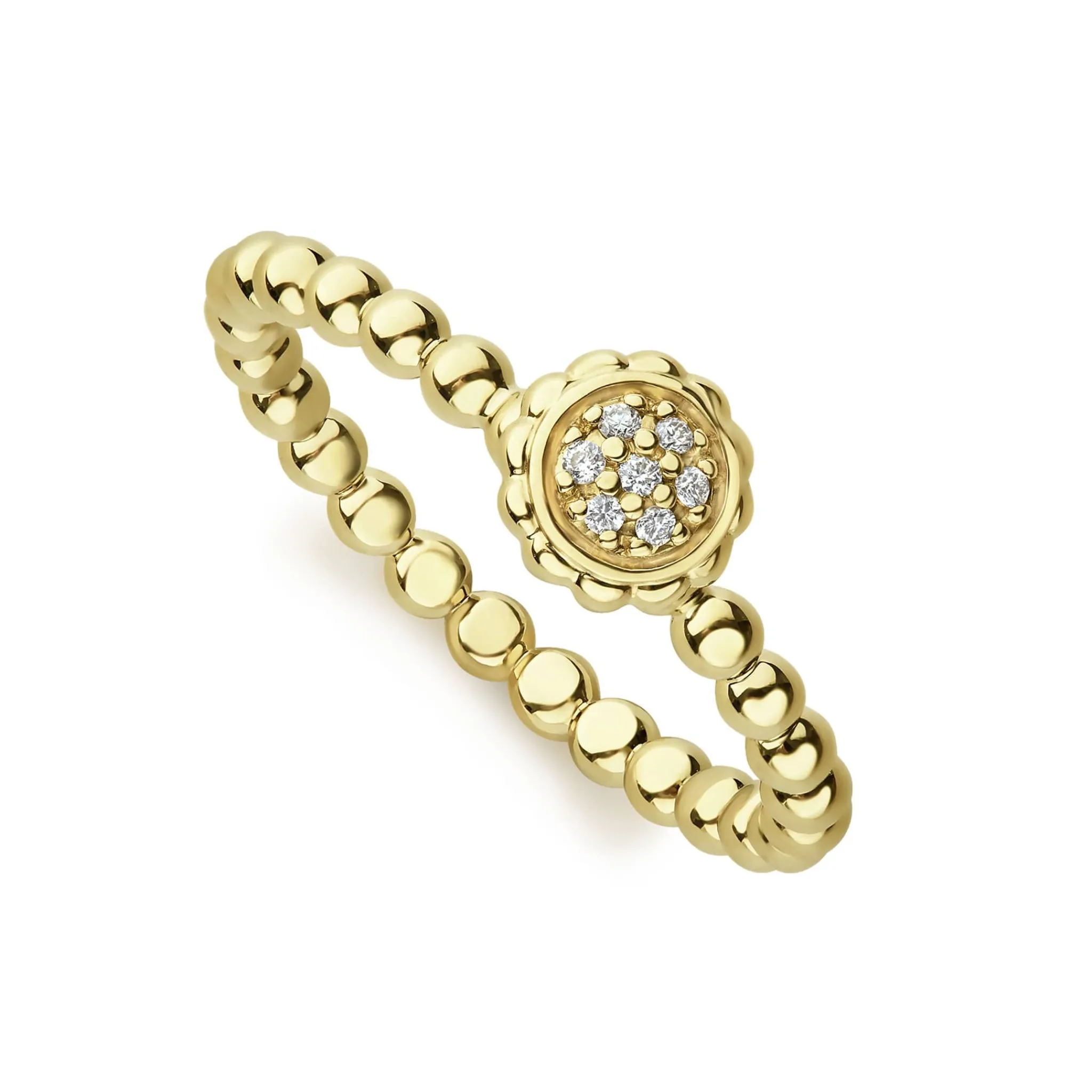 Cheap LAGOS 18K Gold Caviar Diamond Ring