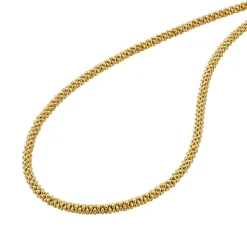 New LAGOS 18K Gold Caviar Necklace 3Mm