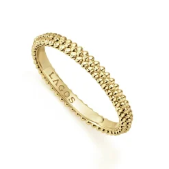 Cheap LAGOS 18K Gold Caviar Stacking Ring