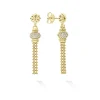 Cheap LAGOS 18K Gold Caviar Tassel Diamond Earrings