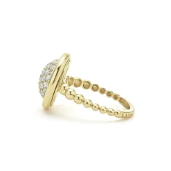 Flash Sale LAGOS 18K Gold Circle Diamond Ring