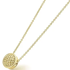 Clearance LAGOS 18K Gold Circle Pendant Necklace