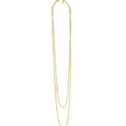 Sale LAGOS 18K Gold Circle Station Necklace