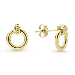 Outlet LAGOS 18K Gold Circle Stud Earrings
