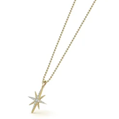 Cheap LAGOS 18K Gold Delicate Diamond Pendant Necklace