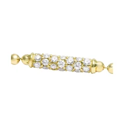 Shop LAGOS 18K Gold Diamond Bar Bracelet