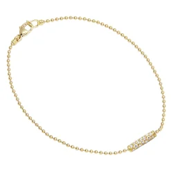 Cheap LAGOS 18K Gold Diamond Bar Bracelet