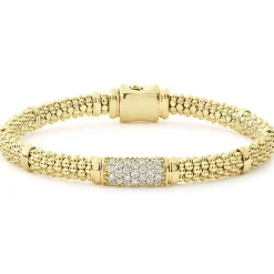 Flash Sale LAGOS 18K Gold Diamond Bracelet | 6Mm