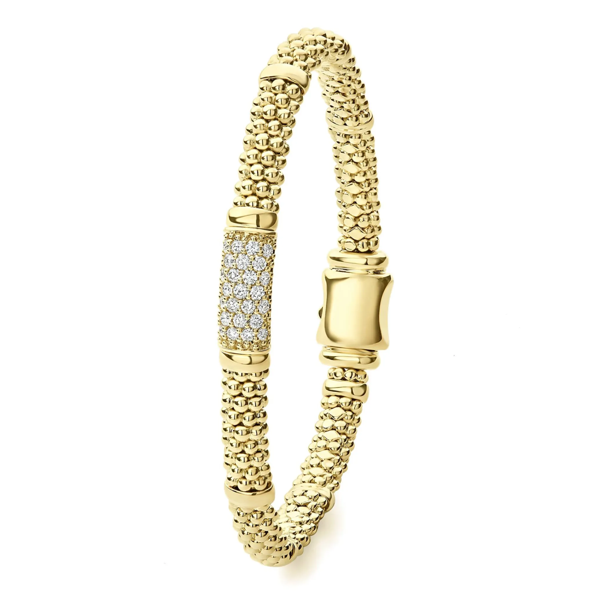Flash Sale LAGOS 18K Gold Diamond Bracelet | 6Mm