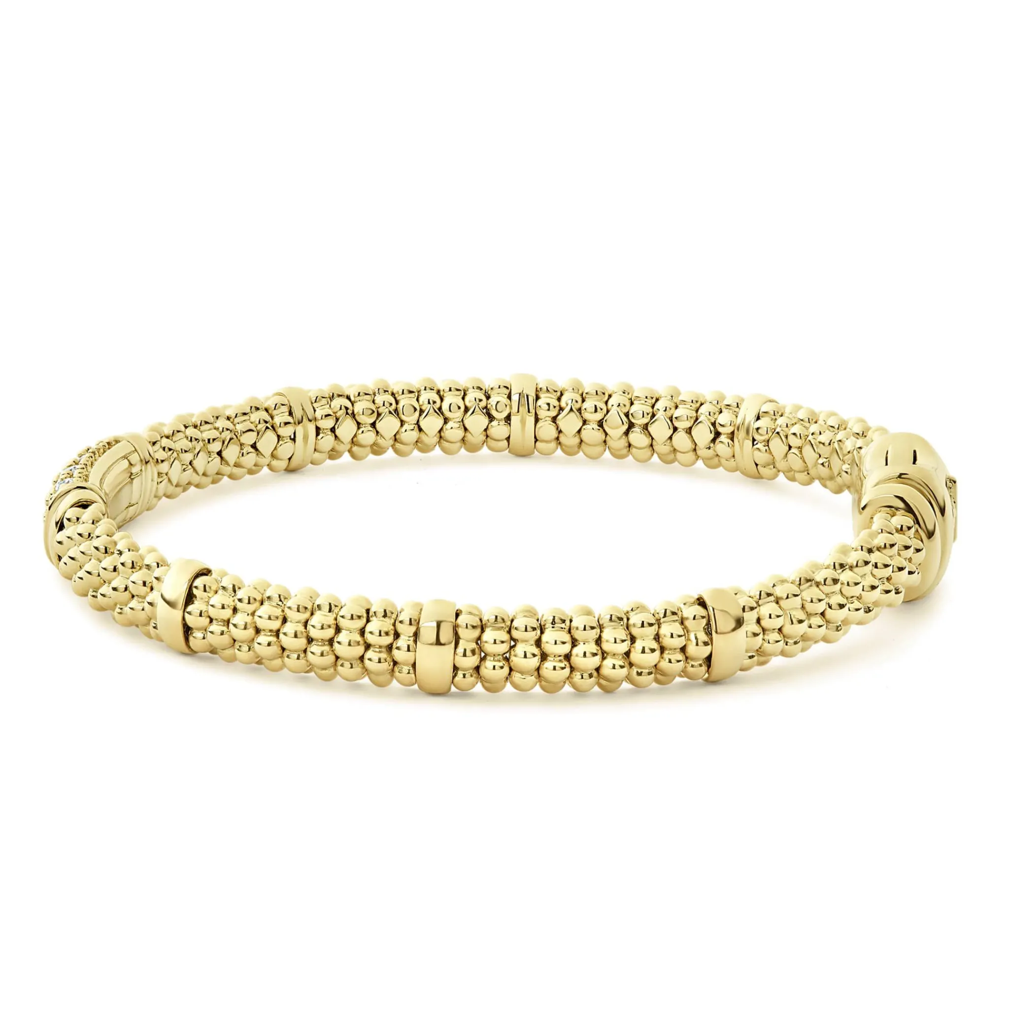 Flash Sale LAGOS 18K Gold Diamond Bracelet | 6Mm