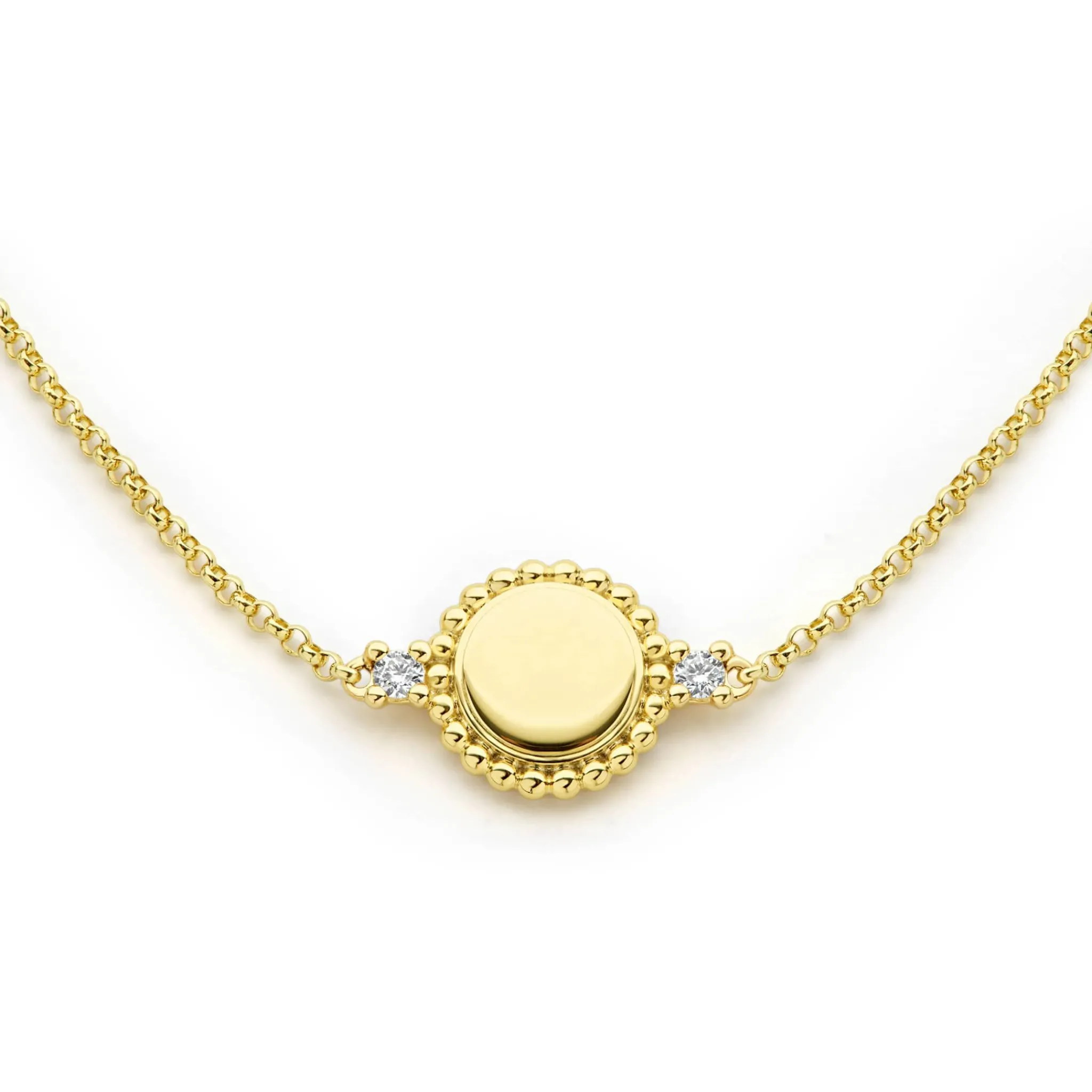 Best LAGOS 18K Gold Diamond Circle Bracelet