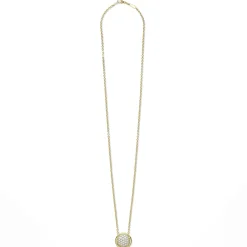 Shop LAGOS 18K Gold Diamond Circle Pendant Necklace
