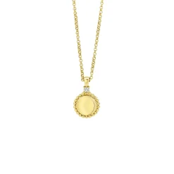 Cheap LAGOS 18K Gold Diamond Pendant Necklace