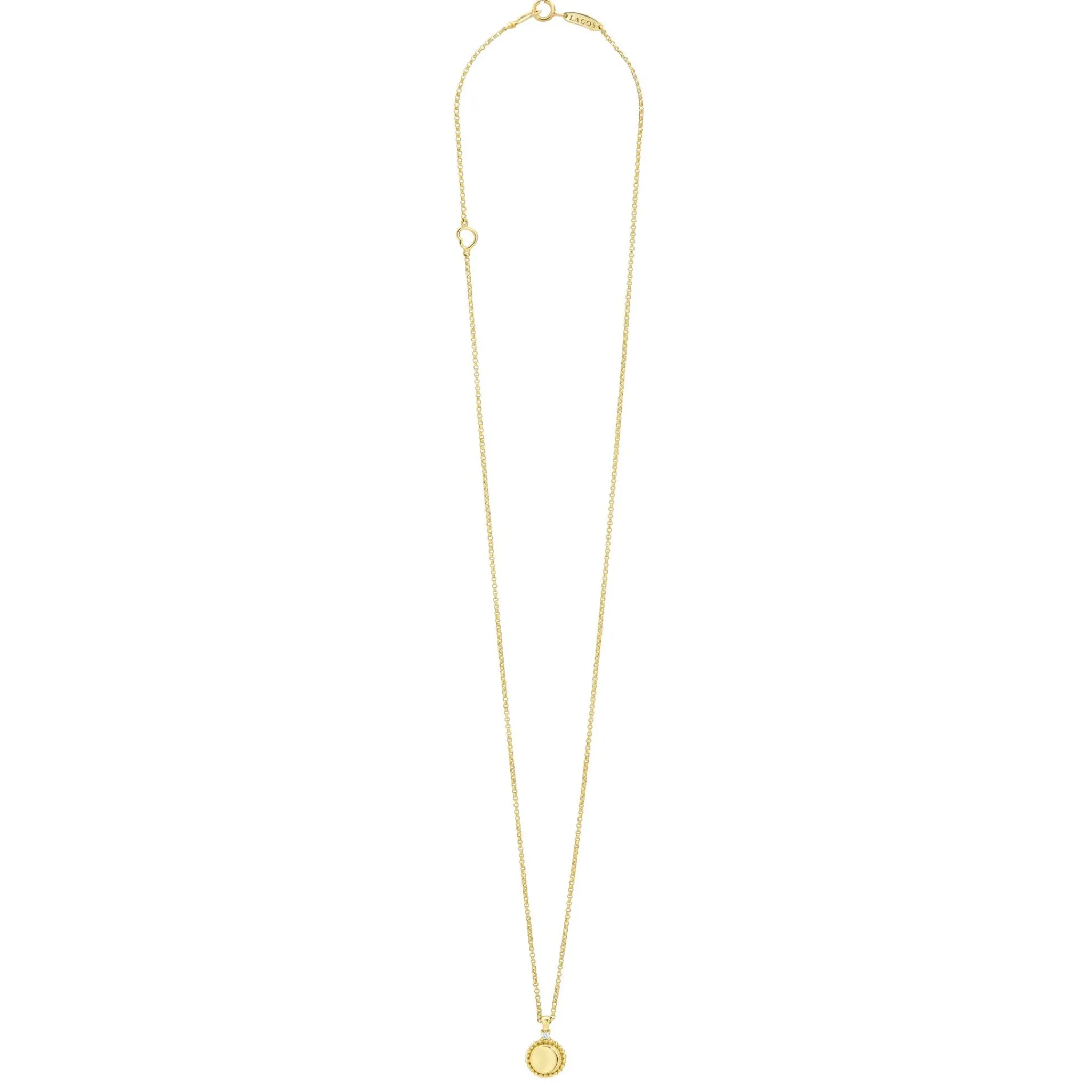 Fashion LAGOS 18K Gold Diamond Pendant Necklace