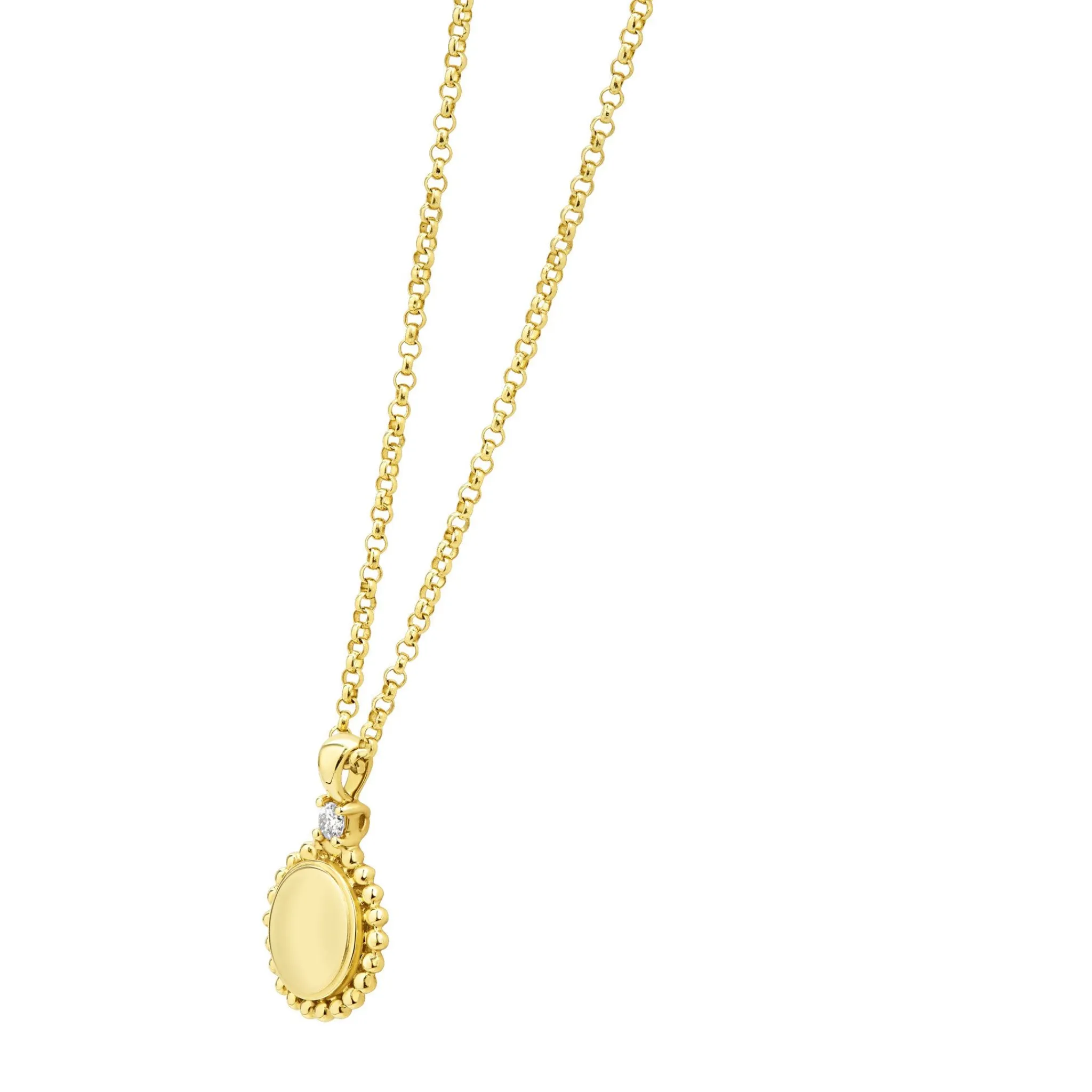 Fashion LAGOS 18K Gold Diamond Pendant Necklace