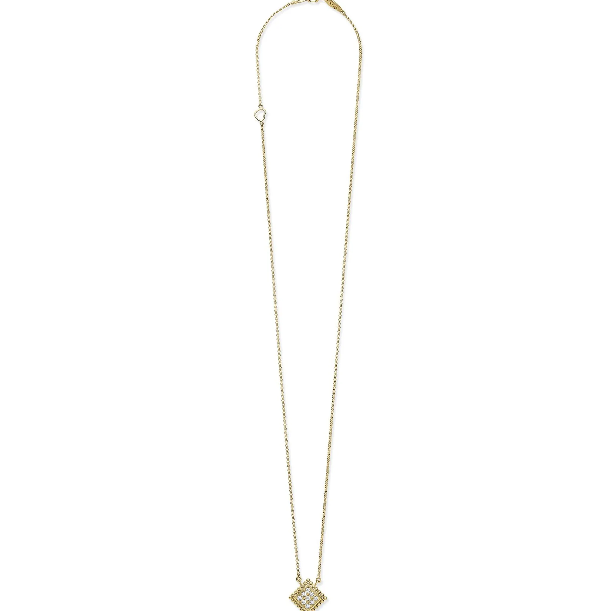 Cheap LAGOS 18K Gold Diamond Pendant Necklace