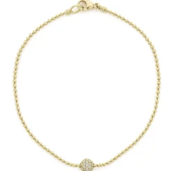Discount LAGOS 18K Gold Diamond Sphere Bracelet