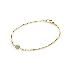 Discount LAGOS 18K Gold Diamond Sphere Bracelet