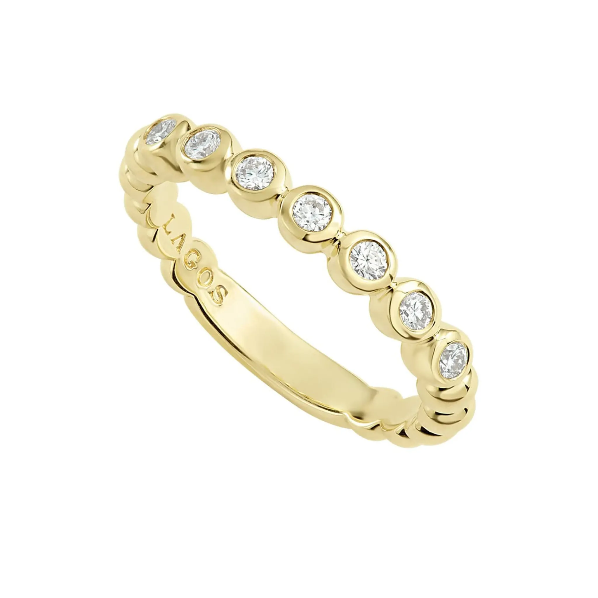Best Sale LAGOS 18K Gold Diamond Stacking Ring Set