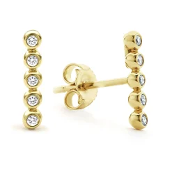 Cheap LAGOS 18K Gold Diamond Stud Earring Gift Set