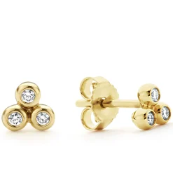 Cheap LAGOS 18K Gold Diamond Stud Earring Gift Set