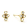 Outlet LAGOS 18K Gold Diamond Stud Earrings