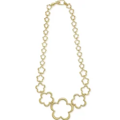 Best LAGOS 18K Gold Floral Link Necklace