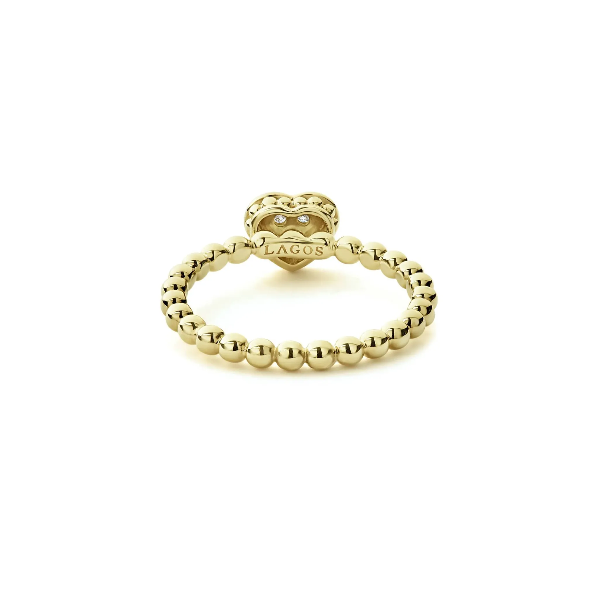 Online LAGOS 18K Gold Heart Diamond Ring