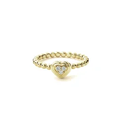 Store LAGOS 18K Gold Heart Diamond Ring