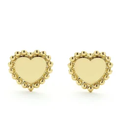 Best Sale LAGOS 18K Gold Heart Stud Earrings