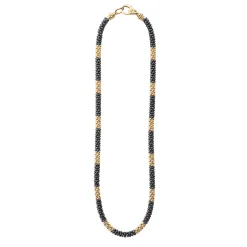 Store LAGOS 18K Gold Large Station Ceramic Beaded Necklace | 5Mm