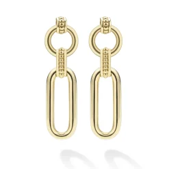 Outlet LAGOS 18K Gold Link Drop Earrings