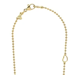 Hot LAGOS 18K Gold Love Knot Diamond Pendant Necklace
