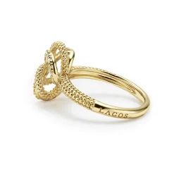 Flash Sale LAGOS 18K Gold Love Knot Diamond Ring