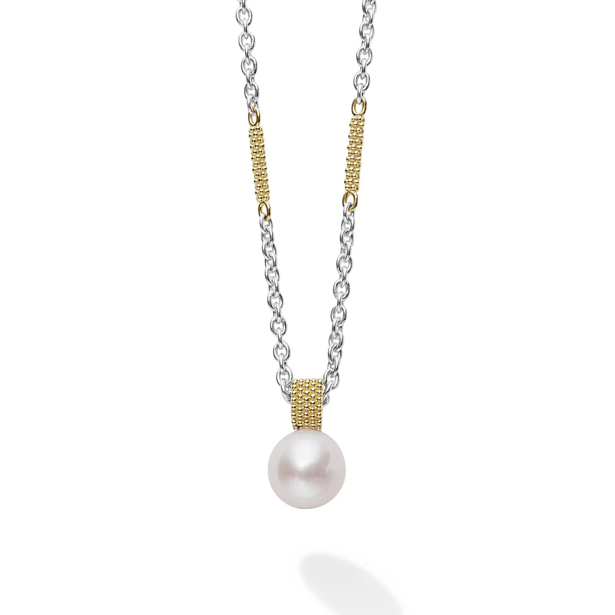 Best Sale LAGOS 18K Gold Pearl Earring And Necklace Gift Set