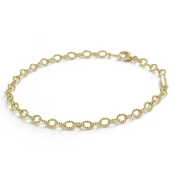 Best LAGOS 18K Gold Petite Link Bracelet