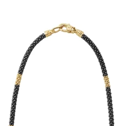 Discount LAGOS 18K Gold Small Station Ceramic Beaded Necklace | 3Mm
