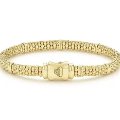 Cheap LAGOS 18K Gold Station Caviar Bracelet | 6Mm